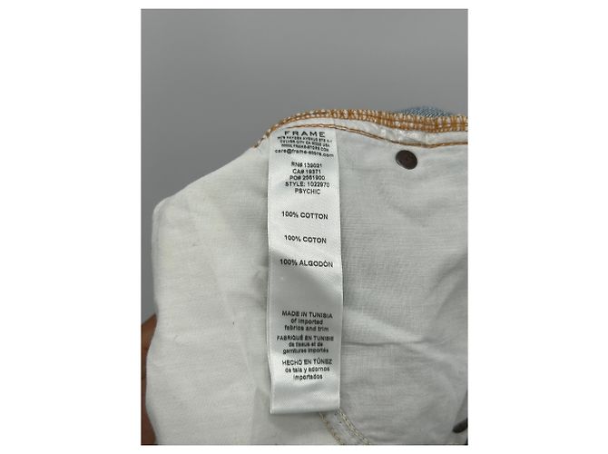 Vaqueros azules deslavados Frame Denim Talla 26 - vista 4