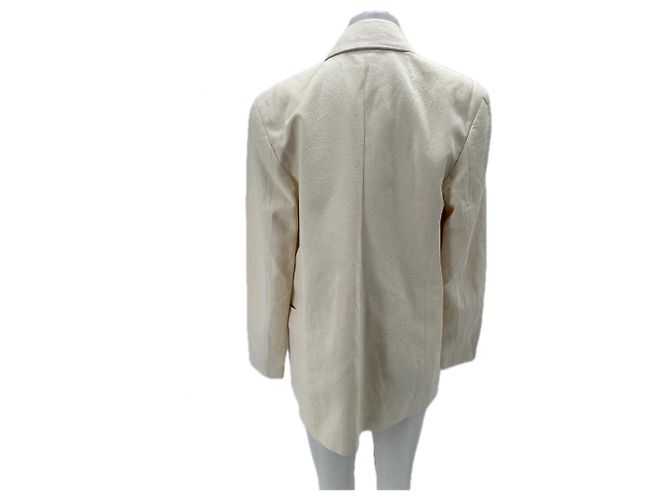 Autre Marque Completo Giacca e Pantaloni Crema BITE Beige - vista 2