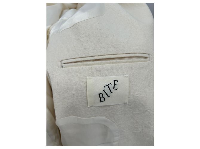 Autre Marque Completo Giacca e Pantaloni Crema BITE Beige - vista 5