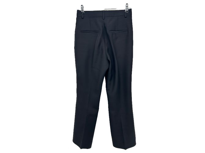 Autre Marque Schwarze Wollhose mit BITE-Plissee Größe 8 - Ansicht 2