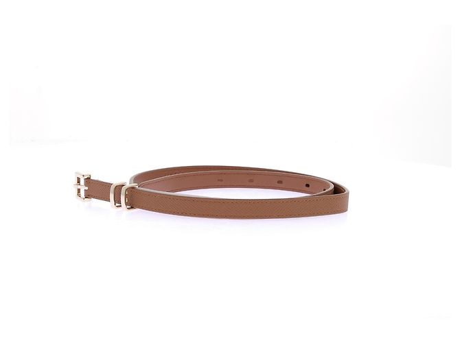 Autre Marque Cinturón de cuero camel Camello - vista 5
