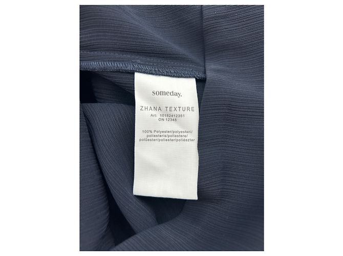 Autre Marque Top plisado negro sin mangas SOMEDAY - vista 6