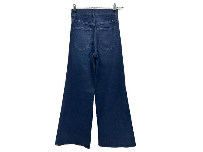 Vaqueros de cintura alta azul oscuro Frame Denim - vista 2