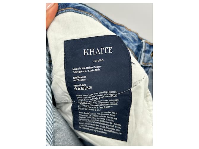 Vaqueros Khaite de algodón azules talla 26 - vista 4