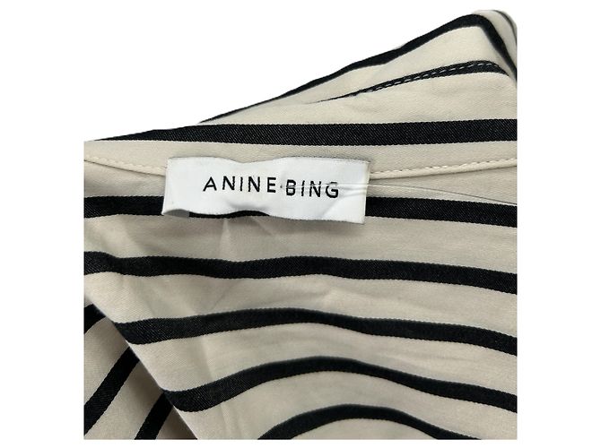 Camicia Anine Bing a righe a maniche lunghe bianca in cotone Bianco - vista 5