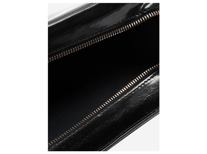 Alexander Mcqueen Clutch in vernice nera Nero - vista 6