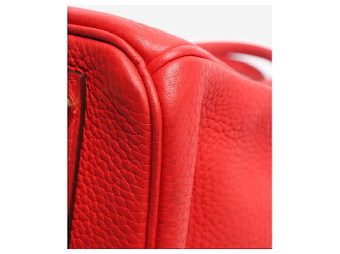 Hermès Borsa Birkin 30 rossa Rosso - vista 11