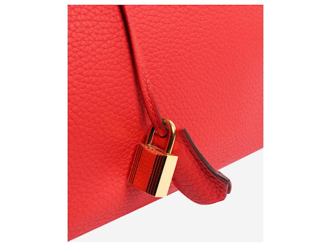 Hermès Borsa Birkin 30 rossa Rosso - vista 7