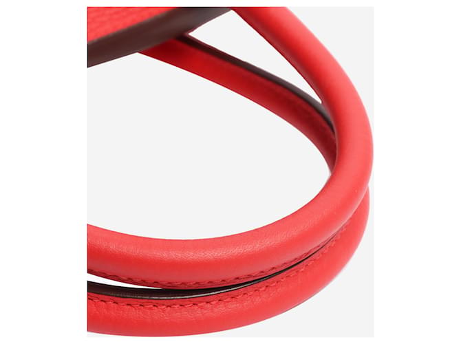Hermès Borsa Birkin 30 rossa Rosso - vista 8