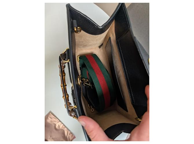 Gucci Borsa a mano da donna Marrone Nero - vista 3