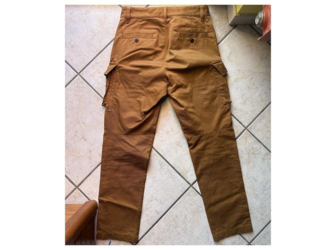 Diesel Pantaloni Cargo in Cotone Marroni Marrone - vista 2