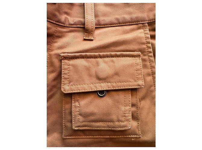 Diesel Pantaloni Cargo in Cotone Marroni Marrone - vista 6