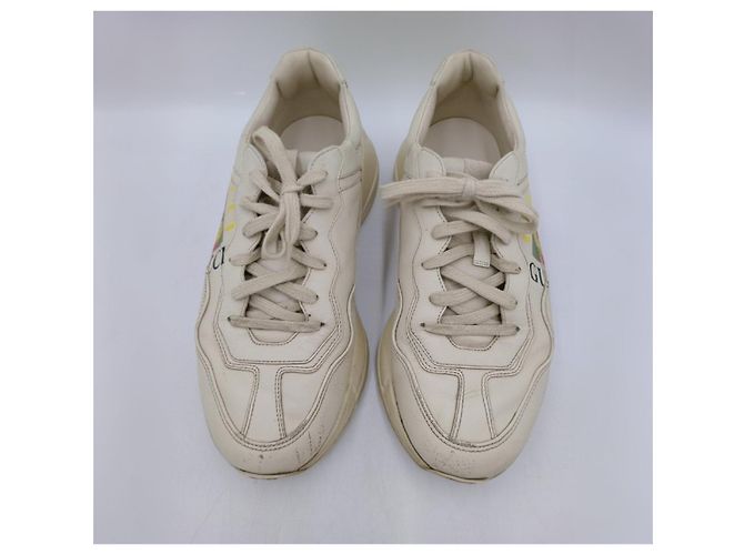 Gucci Ace Leder Sneaker Weiß - Ansicht 2