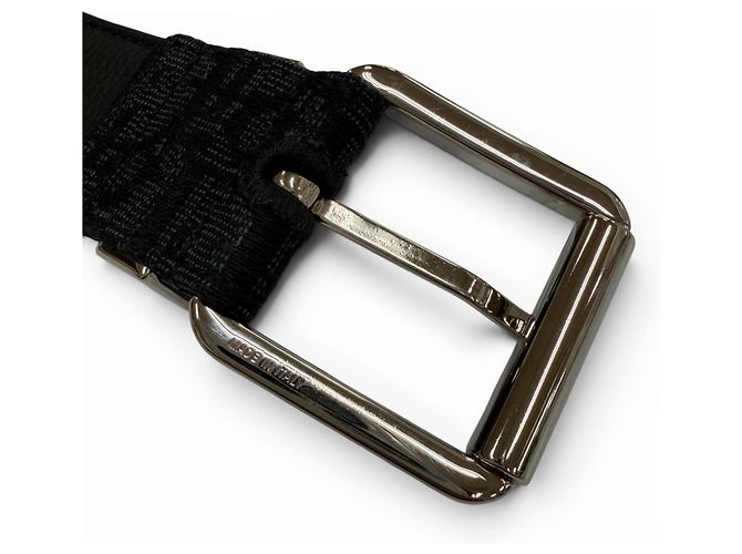 Christian Dior Dior Homme Canvas Leather Oblique Belt - view 5