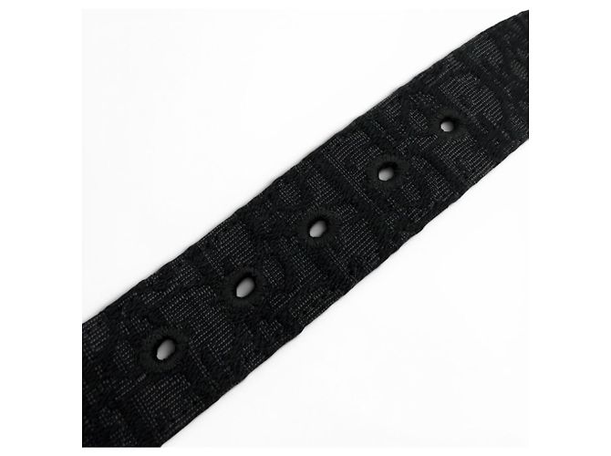 Christian Dior Dior Homme Canvas Leather Oblique Belt - view 6