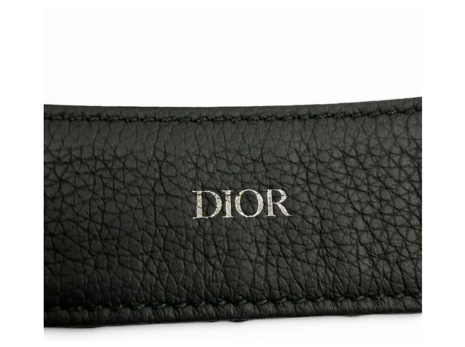 Christian Dior Dior Homme Canvas Leather Oblique Belt - view 8