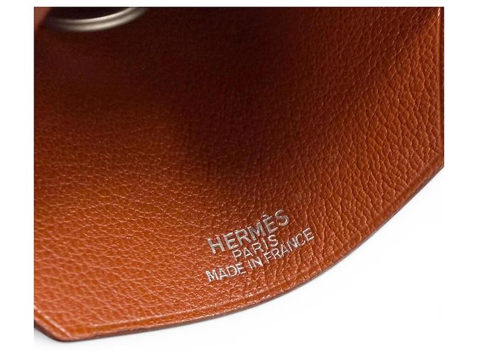 Hermès Hermes Vintage Leder Clochette Halskette Braun - Ansicht 5