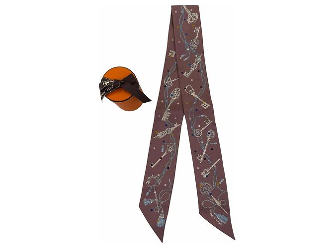 Hermès Hermes Twilly Les Cles a Pois Schal - Ansicht 2