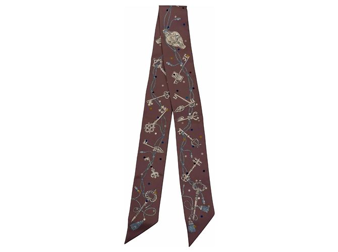 Hermès Hermes Twilly Les Cles a Pois Schal - Ansicht 3