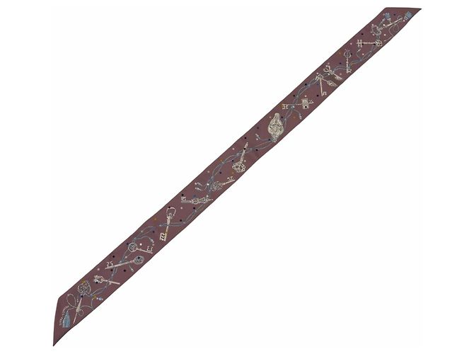 Hermès Hermes Twilly Les Cles a Pois Schal - Ansicht 4