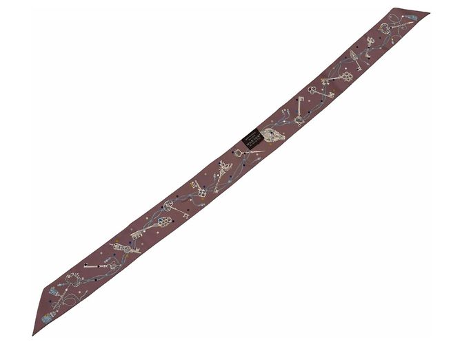 Hermès Hermes Twilly Les Cles a Pois Schal - Ansicht 5