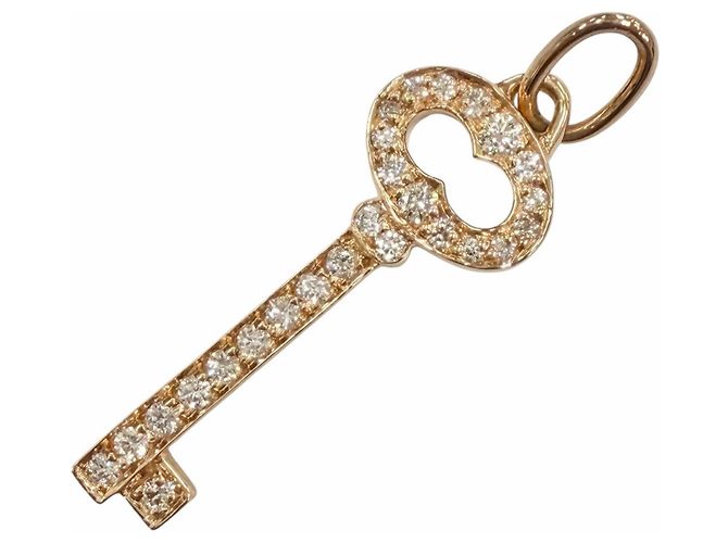 Tiffany & Co Pendente Mini Tiffany Vintage Oval Key Diamond - vista 3