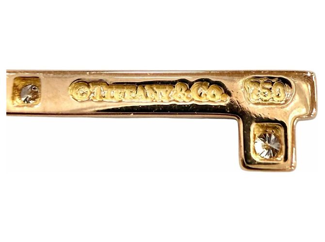 Tiffany & Co Pendente Mini Tiffany Vintage Oval Key Diamond - vista 5