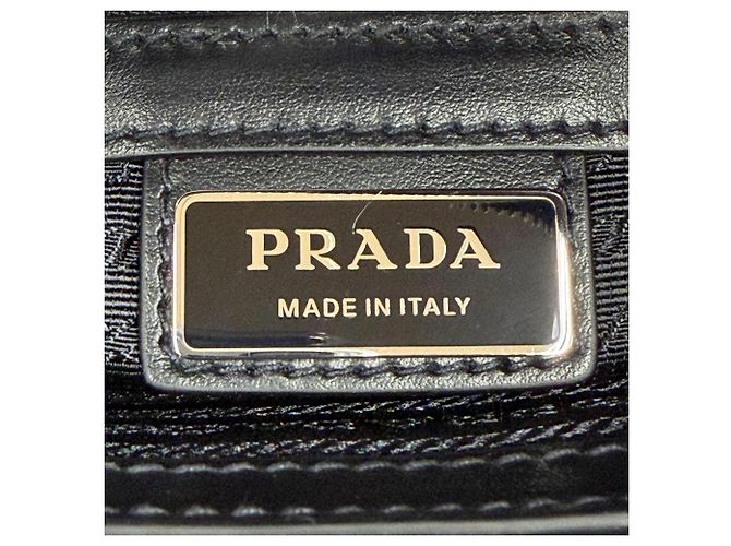 Valigetta in pelle Saffiano Prada Nero - vista 12