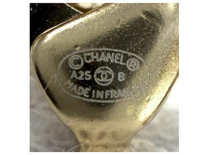 Bracciale Charm Chanel in Oro con Strass D'oro - vista 9