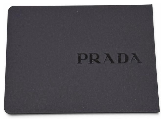 Portachiavi con placca logo Triangle Prada Rosa D'oro - vista 5