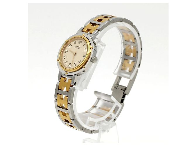 Relógio Hermès Clipper Combination SSxGP Quartz - vista 2