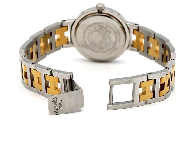 Relógio Hermès Clipper Combination SSxGP Quartz - vista 6