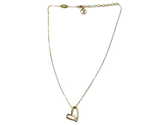 Collana Louis Vuitton Heart Falling in Love D'oro - vista 3