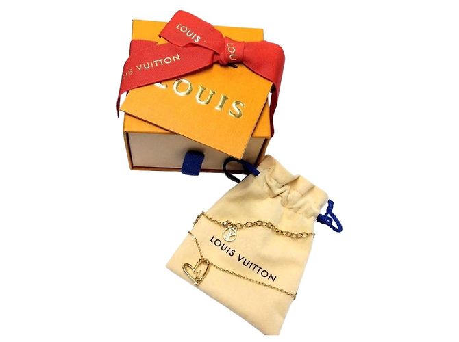 Collana Louis Vuitton Heart Falling in Love D'oro - vista 8