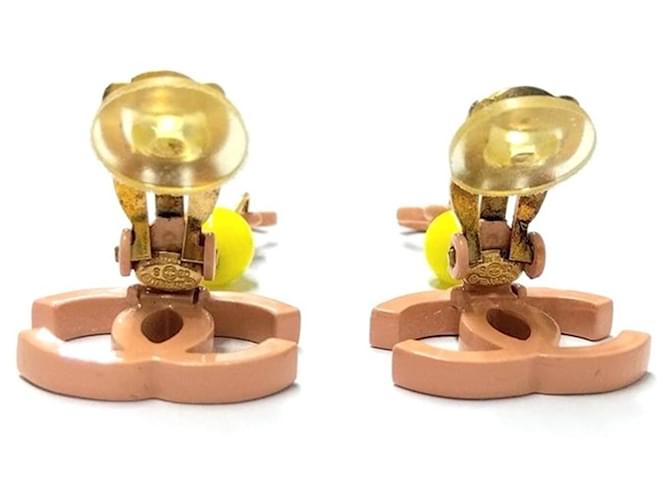 Orecchini a clip Chanel Coco Mark 03S Rosa Giallo - vista 4