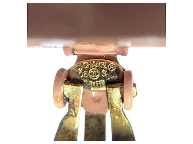 Orecchini a clip Chanel Coco Mark 03S Rosa Giallo - vista 5