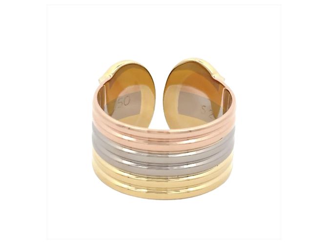 Anello a fascia 2C LM in oro giallo 18K Cartier - vista 4