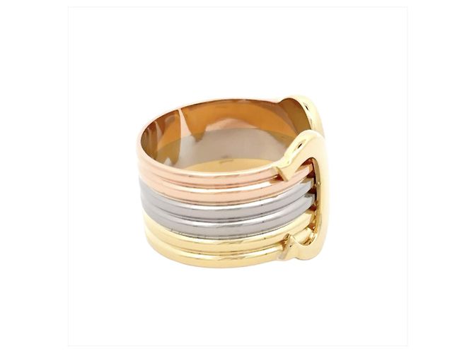 Anello a fascia 2C LM in oro giallo 18K Cartier - vista 5