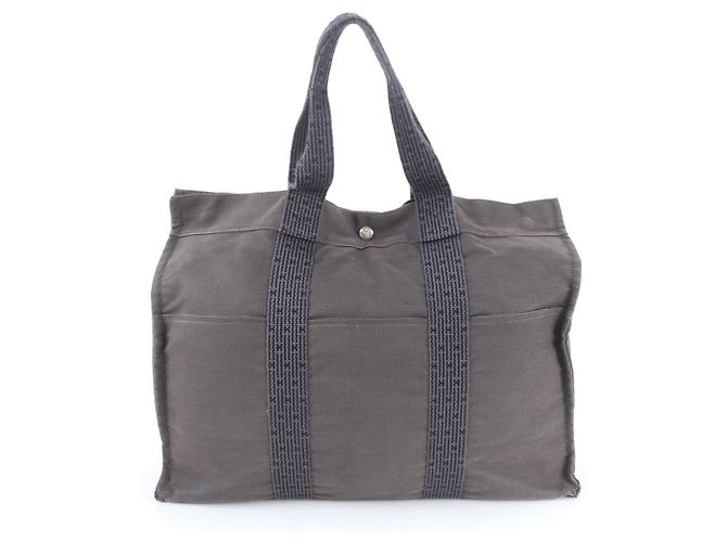 Hermès Borsa Tote Hermline Hermes Marrone - vista 3