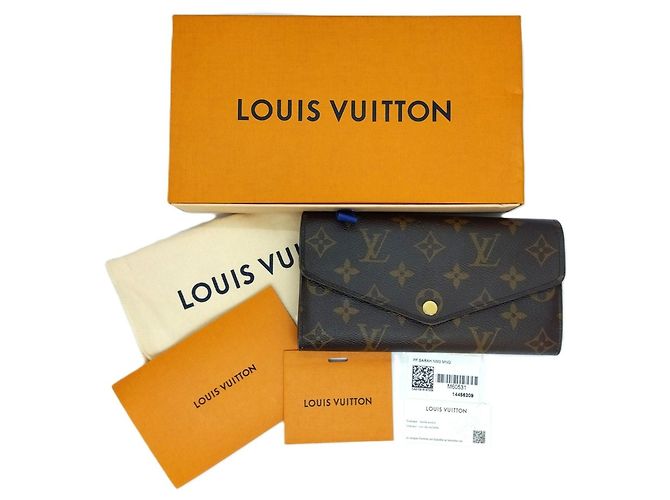Cartera larga Sarah Monogram Louis Vuitton Negro - vista 15