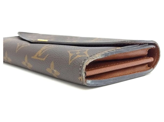 Cartera larga Sarah Monogram Louis Vuitton Negro - vista 5