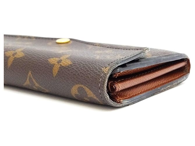 Cartera larga Sarah Monogram Louis Vuitton Negro - vista 8