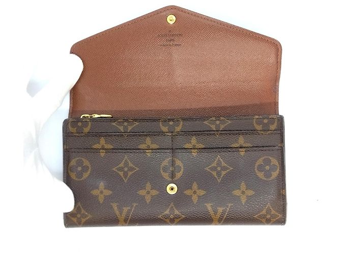 Cartera larga Sarah Monogram Louis Vuitton Negro - vista 9
