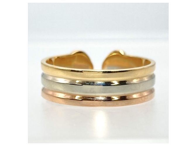 Anello Cartier 2C Band in oro 18K - vista 2