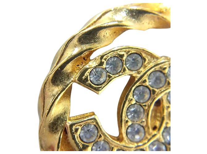Collana Choker Rotonda Chanel Coco Mark 3438 D'oro - vista 8