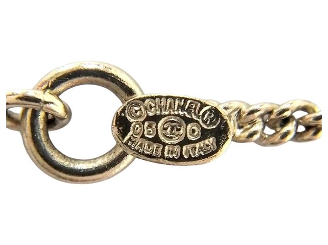 Collana Chanel Cambon Line 05C Coco Mark Rosa - vista 7