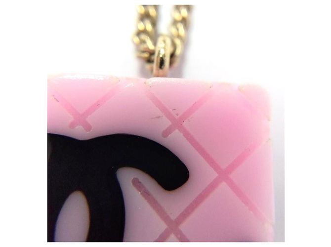 Collana Chanel Cambon Line 05C Coco Mark Rosa - vista 8