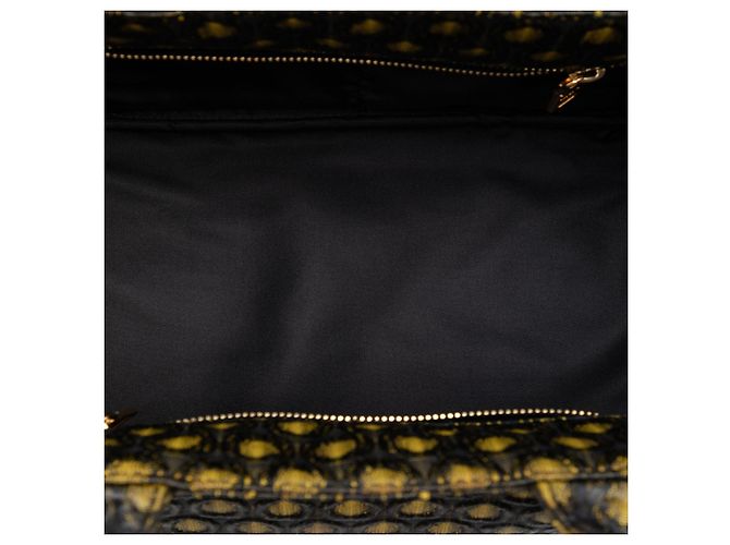 Tote Prada Gold Tessuto Broccato Canapa D'oro - vista 4