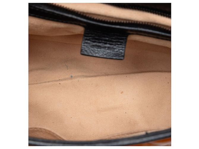 Borsa Gucci Brown Small GG Marmont Matelasse Leather Torchon Top Handle Bag Marrone Caramello - vista 4