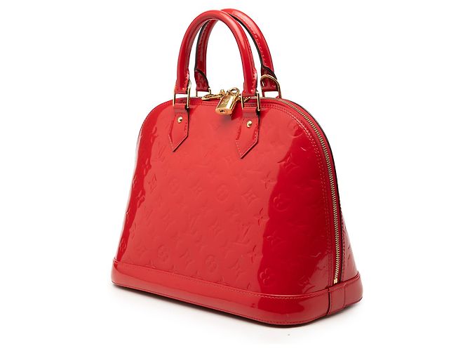 Louis Vuitton Alma PM Monogram Vernis rosso - vista 2